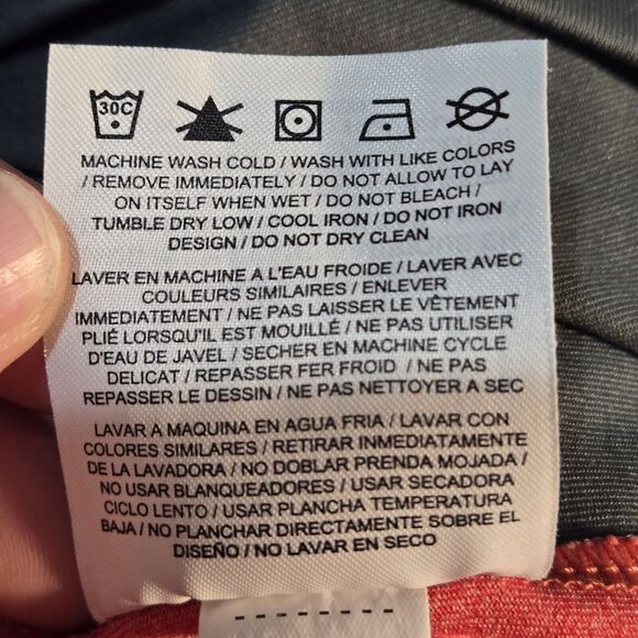 Nike Golf Dri Fit Polo Mens  Standard Fit Heathered Red Grey size Med Colorblock - Picture 12 of 14